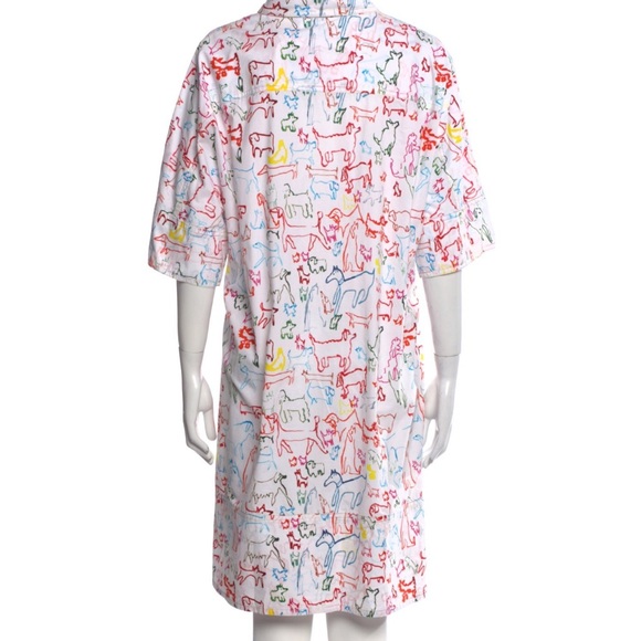Rachel Antonoff dog print shirt dress - Picture 2 of 4